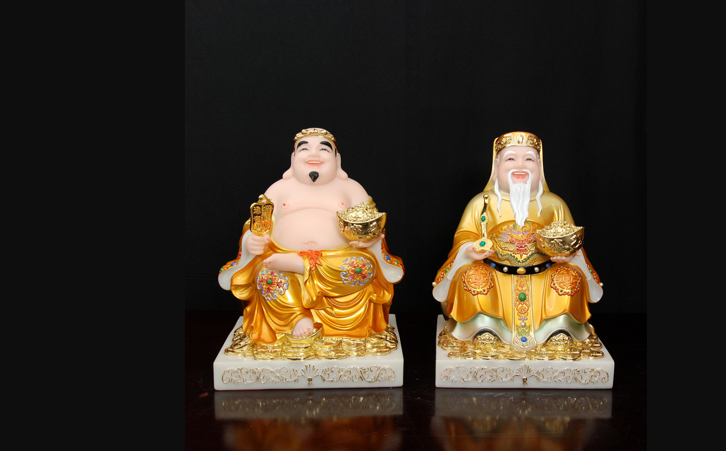 Tượng Thần Tài Thổ Địa bột đá